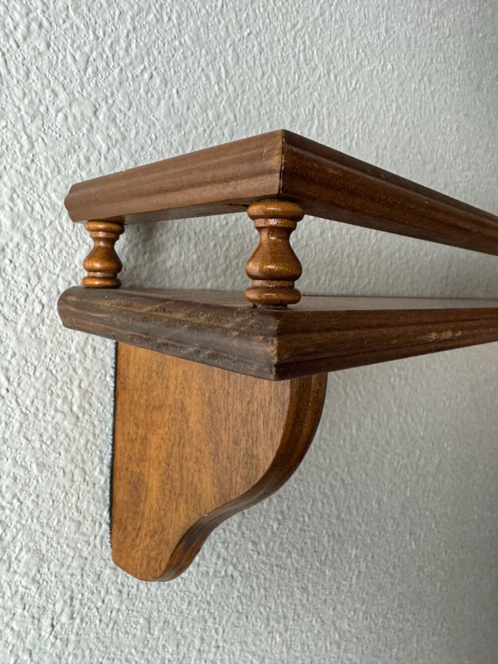 Vintage Wood Shelf Display Balustrade 24" L - Picture 8 of 16